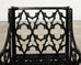 Pair of English Coalbrookdale Style Gothic Garden Armchairs