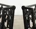 Pair of English Coalbrookdale Style Gothic Garden Armchairs