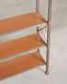 Maison Jansen Style Steel Bronze Neoclassical Bookcase Étagère