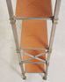 Maison Jansen Style Steel Bronze Neoclassical Bookcase Étagère