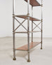 Maison Jansen Style Steel Bronze Neoclassical Bookcase Étagère