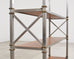 Maison Jansen Style Steel Bronze Neoclassical Bookcase Étagère