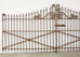19th Century Stewart Iron Works Wrought Iron Double Entry Gates
