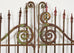 19th Century Stewart Iron Works Wrought Iron Double Entry Gates