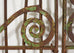 19th Century Stewart Iron Works Wrought Iron Double Entry Gates