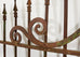 19th Century Stewart Iron Works Wrought Iron Double Entry Gates
