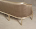 Dennis & Leen Italian Settee Cabriole Sofa Champagne Silver