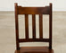 Arts and Crafts Style Mahogany Metamorphic Library Chair