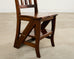 Arts and Crafts Style Mahogany Metamorphic Library Chair