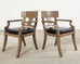 Set of Eight Michael Taylor Style Klismos Dining Armchairs