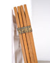 Mid-Century Four-Panel Teak Geometric Screen or Room Divider