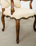 Set Six Minton-Spidell Regence Walnut Dining Chairs