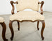 Set Six Minton-Spidell Regence Walnut Dining Chairs