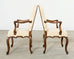 Set Six Minton-Spidell Regence Walnut Dining Chairs