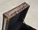 Timothy Oulton Steel and Leather London Steamer Hat Trunk