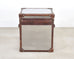 Timothy Oulton Steel and Leather London Steamer Hat Trunk
