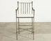 Set of Three Michael Taylor Designs Montecito Garden Barstools