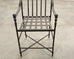 Set of Four Michael Taylor Montecito Bronzed Garden Counter Barstools