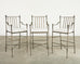 Set of Three Michael Taylor Designs Montecito Garden Barstools