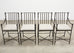 Set of Four Michael Taylor Montecito Bronzed Garden Counter Barstools