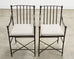 Set of Four Michael Taylor Montecito Bronzed Garden Counter Barstools
