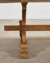 19th C. French Provincial Farmhouse Oak Dining Table 11 Ft.