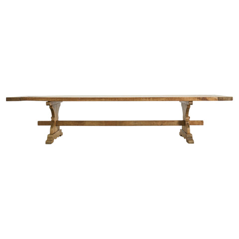19th C. French Provincial Farmhouse Oak Dining Table 11 Ft.