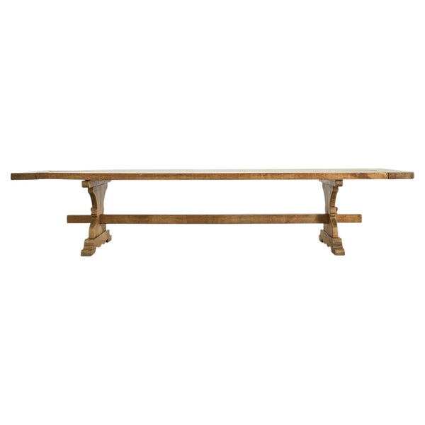 19th C. French Provincial Farmhouse Oak Dining Table 11 Ft.