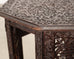 Anglo-Indian Kashmiri Style Carved Wood Octagonal Side Table