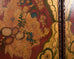 Spanish Colonial Baroque Style Painted Leather Eight Panel Screen
