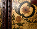 Spanish Colonial Baroque Style Painted Leather Eight Panel Screen