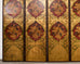 Spanish Colonial Baroque Style Painted Leather Eight Panel Screen