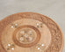 Moorish Style Carved Teak Inlaid Round Tabouret Drink Table