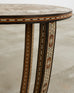 Moorish Syrian Bone Inlay Three Leg Drink Table