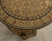 Moorish Syrian Bone Inlay Three Leg Drink Table