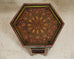 Pair of Moorish Middle Eastern Hexagonal Polychrome Drink Tables