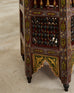 Pair of Moorish Middle Eastern Hexagonal Polychrome Drink Tables