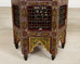 Pair of Moorish Middle Eastern Hexagonal Polychrome Drink Tables