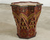 Moorish Middle Eastern Star Shaped Painted Drink Table