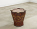 Moorish Middle Eastern Star Shaped Painted Drink Table