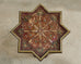 Moorish Middle Eastern Star Shaped Painted Drink Table