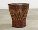 Moorish Middle Eastern Star Shaped Painted Drink Table