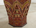 Moorish Middle Eastern Star Shaped Painted Drink Table