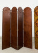 Spanish Colonial Baroque Style Painted Leather Eight Panel Screen