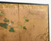 Japanese Edo Six Panel Screen Flowering Morning Glory