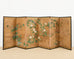 Japanese Edo Six Panel Screen Flowering Morning Glory