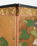 Japanese Edo Six Panel Screen Flowering Morning Glory