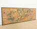 Japanese Edo Six Panel Screen Flowering Morning Glory