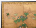 Japanese Edo Six Panel Screen Flowering Morning Glory