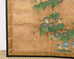 Japanese Edo Six Panel Screen Flowering Morning Glory